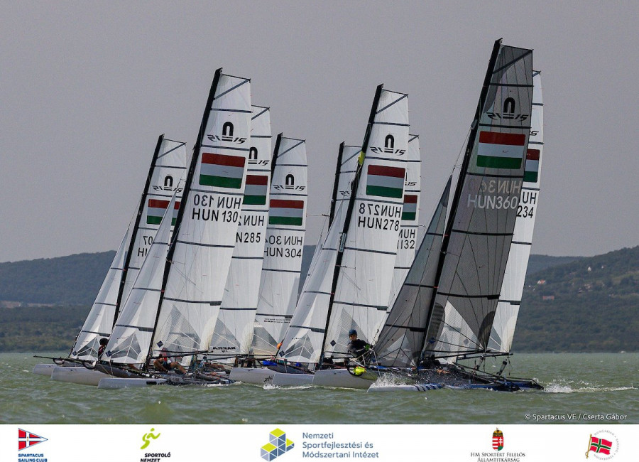 Nacra15 OB és Európa kupa: Dávoti Gréti és Liam Moore mindent vitt